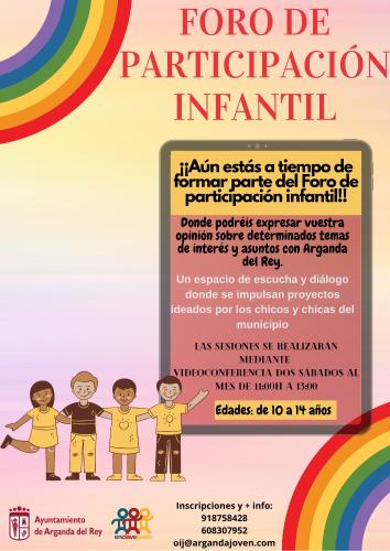 Imagen Foro de Participación Infantil