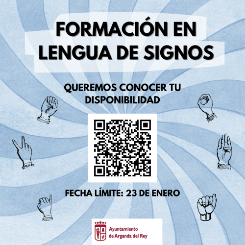 Imagen Encuesta. Curso de Lengua de Signos. 2023