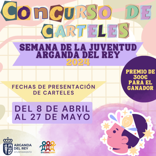 Imagen VI CONCURSO DE CARTELES - SEMANA DE LA JUVENTUD DE ARGANDA DEL REY 2024