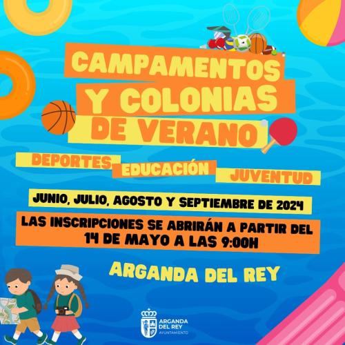 Imagen CAMPAMENTOS DE VERANO ARGANDA DEL REY 2024