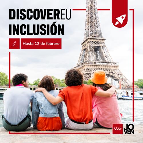 Imagen DISCOVER EU INCLUSIÓN